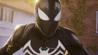 Spider-Man 2 - New Threads: Symbiote Spider-Man "You Have No Idea" Cutscene: Defeat Hunters Gameplay