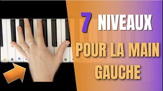 7 niveaux d'accompagnements pour la main gauche - Tuto Piano Facile