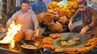 Ramadan Street Food IN PAKISTAN | Sauce Making + Extreme Fish Fry, Chicken ROAST Fry Street Food
