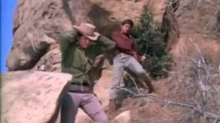 Michael Landon vs. Charles Bronson in a fight to the death on "Bonanza"