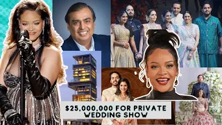 Rihanna PAID $25000000 To Perform At India Richest Man Mukesh Ambani Son Wedding… Beyoncé