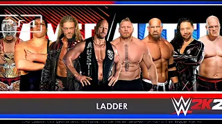 WWE 2K22 - 8-man LADDER  MATCH | PS4