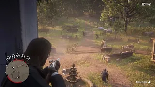 John saves Jack from getting shot at shady belle (missed first time round) Red Dead Redemption 2