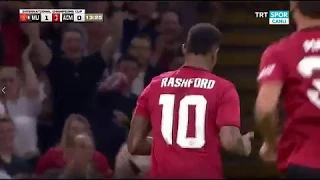 Rashford Goal 1-0 Manchester Utd vs AC Milan