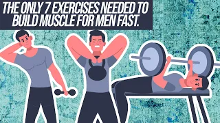 The Only 7 Exercises Needed To Build Muscle For Men Fast| Fitness Game