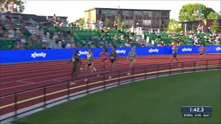 Women's 800m Prelims Heat 1 - USA 2021 Track & Field Olympic Trials