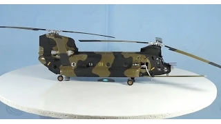 MH-47e soa chinook 1:72 (italeri) обзор масштабная модель № 45/67 вертолёт Model aviation helicopter