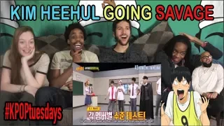 KIM HEECHUL GOING SAVAGE MOMENTS | REACTION