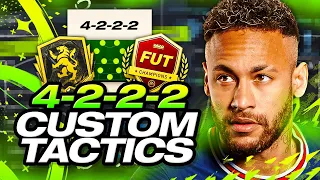 THE BEST 4-2-2-2 CUSTOM TACTICS IN FIFA 23! 🔥 FIFA 23 Ultimate Team