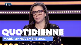 Emission Quotidienne du Mardi 29 novembre 2022 - Questions pour un Champion