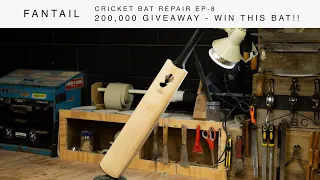 Cricket Bat Repair EP-8  - 200,000 GIVEAWAY - WIN THIS BAT!!