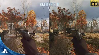 Battlefield V PC Maximum Settings VS PS4 PRO Blind Graphics Comparison  4K