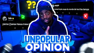 JE RÉAGIS À VOS UNPOPULAR OPINIONS !!!