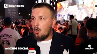 Alex Krassyuk Responds To Tyson Fury On Oleksandr Usyk "Slippery" Comment