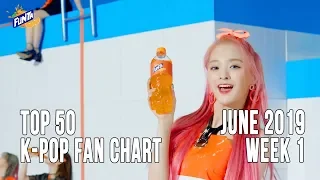 Top 50 K-Pop Songs Chart - June 2019 Week 1 Fan Chart