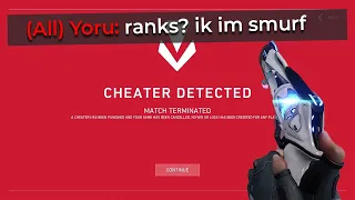 Valorant Trash Talking "Smurf" was actually a Cheater?!