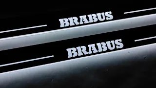 Led door sills for Smart ForTwo 3-gen with logo Brabus