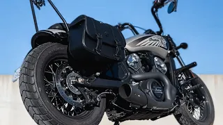 Indian Scout Bobber Viking Bags install & review