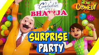 Chacha Bhatija In Hindi- EP15 | Surprise Party | Funny Videos For Kids | Wow Kidz Comedy