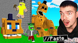 OSZUKUJĘ LOLO w KONKURSIE BUDOWANIA "FNAF" w Minecraft!