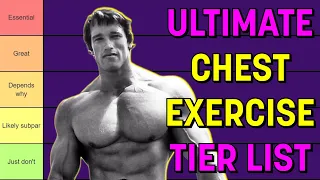 BEST CHEST EXERCISES - ULTIMATE TIER LIST (best and worst exercises ranked) - Hot Daddy Factory