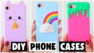 7 AMAZING DIY PHONE CASES! VIRAL Slime & Squishy Inspired Ideas!