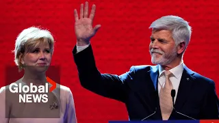 Winner of Czech presidential election, Pavel, thanks supporters