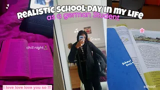 School day in my life in Germany📚grwm,realistic day, chill night...