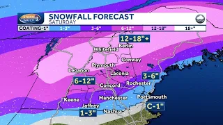 Video: Spring storm brings heavy snow, mix, rain