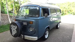 '77-es VW Sunliner kempingbusz (Kombi) bemutatása, körbeárása, története