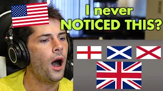 American Reacts to What Does the UK Flag Mean?