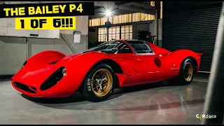 1 of 6 BAILEY P4's !!! FIRST DRIVE! Recreated after the iconic Ferrari P4!