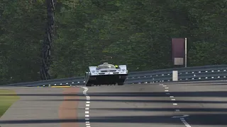 Assetto Corsa | Mercedes CLR | Circuit de la Sarthe | Accident identical to Le Mans 1999 |