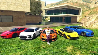 GTA 5 ✪ Stealing Luxury Cars With Franklin ✪ (Most Expensive Real Cars)#60