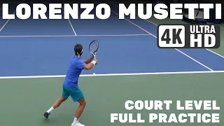 Lorenzo Musetti | Court Level Practice [2023 US Open]