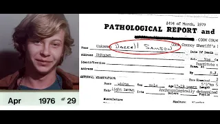 Victim of John Wayne Gacy: Darrell Samson (Pathological Report and Protocol)