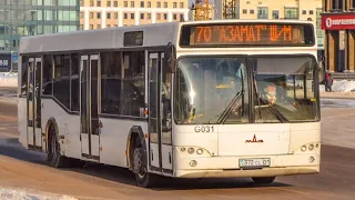 поездка на автобусе  МАЗ-103.465 ( 2013 г.в ), 372 CL 01, маршрут 14 ( г. Астана)