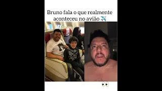 Bruno Fala o que aconteceu com avião