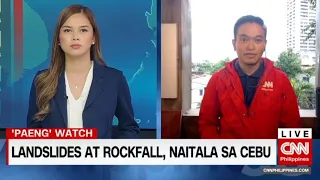 Landslides and rockfall in Cebu due to Tropical Storm Paeng | Dale Israel