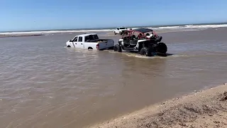 It's OK to cross the Creek at Pismo Dunes!  April fools!