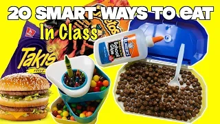 20 Really Smart Ways To Sneak Food Into Class Without Getting Caught By Your Teacher | Nextraker