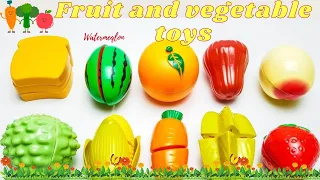 Fruit and vegetable toys, Learn fruits and vegetables...