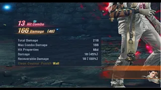 Claudio Max Damage 166 Combo | Tekken 8