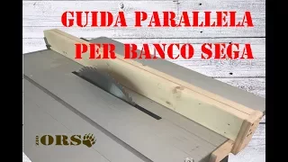 Guida parallela per banco sega