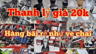 Thanh Lý: Vợt cầu lông 150k, quạt tích điện, led âm trần, cây sen tắm, máy khoan đa pin năng Nhật