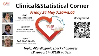 Clinical Corner Ep. 4 - Cardiogenic shock challenges: LV support in STEMI patient