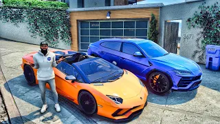 Lamborghini Aventador vs Urus in GTA 5| Let's Go to Work| GTA 5 Mods| 4K