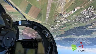 HUNAF Gripen solo display at AIRPOWER22
