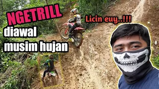 Ngetrail musim hujan - Mandi lumpur jalur jonggol bareng gasscroot