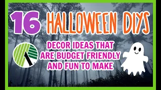 👻🎃 16 Spooktacular Halloween Decor DIYS | #Collaboween | easy & fun crafts
